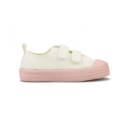 Picture of S.M.KID VELCRO 10 WHT/333 PINK