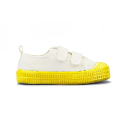 Picture of S.M.KID VELCRO 10 WHT/823 YELW