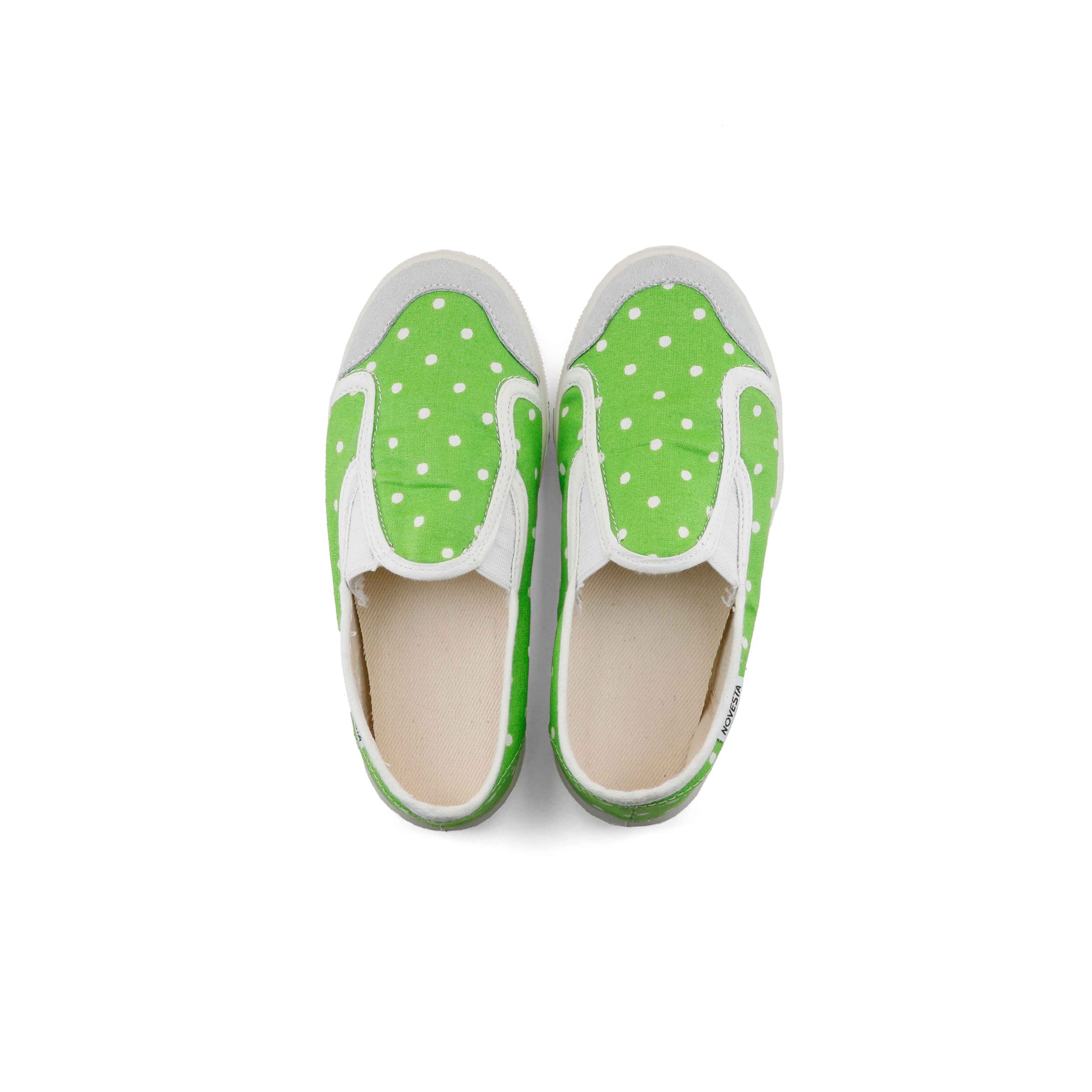 Picture of Slip-on Kid Dots Green